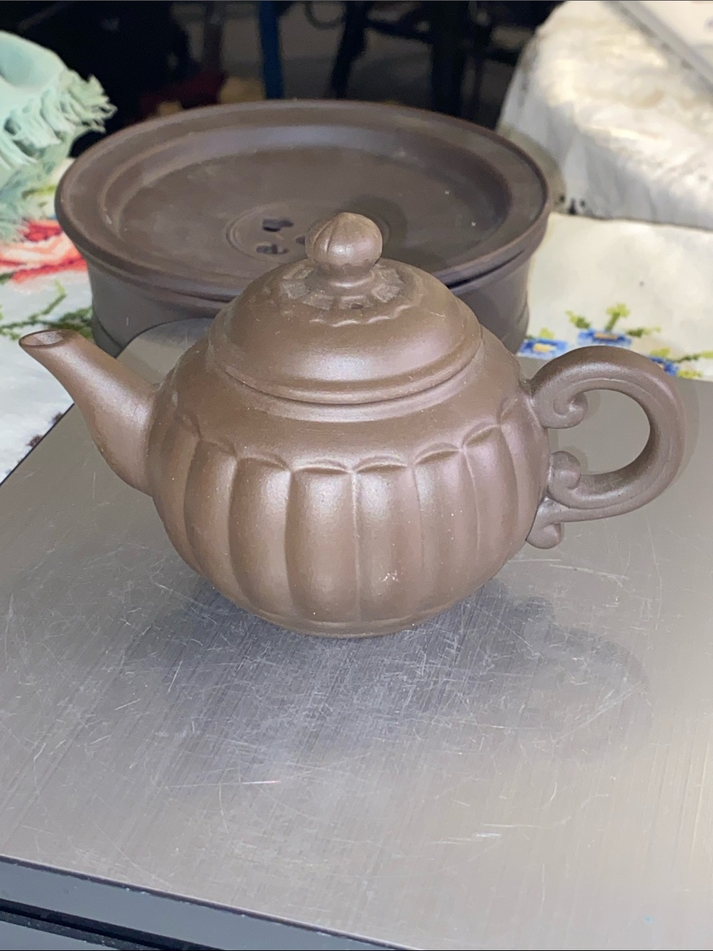 Chinese Yixing Zisha Clay Handmade Exquisite Teapot
